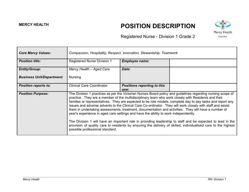 Position Description s43