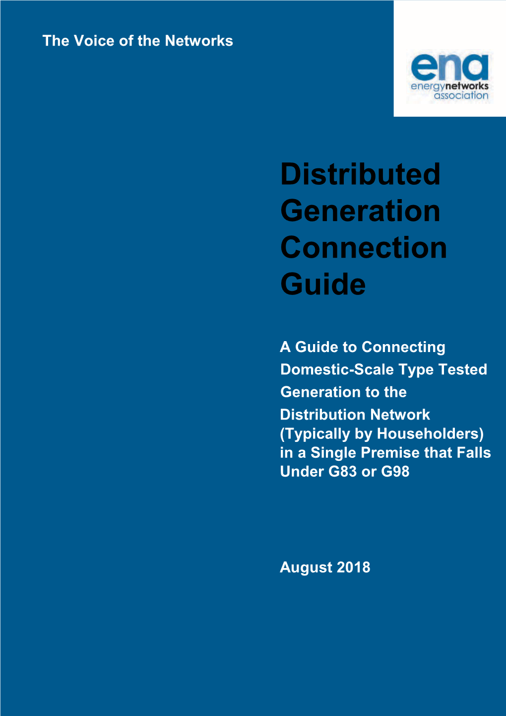 Distributed Generation Connection Guide