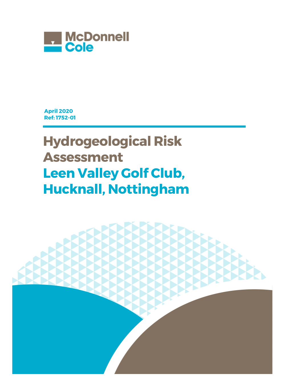 Hydrogeological Risk Assessment Leen Valley Golf Club, Hucknall, Nottingham