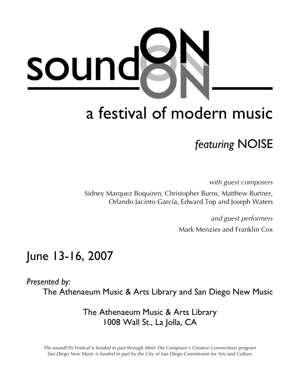 Festival Program