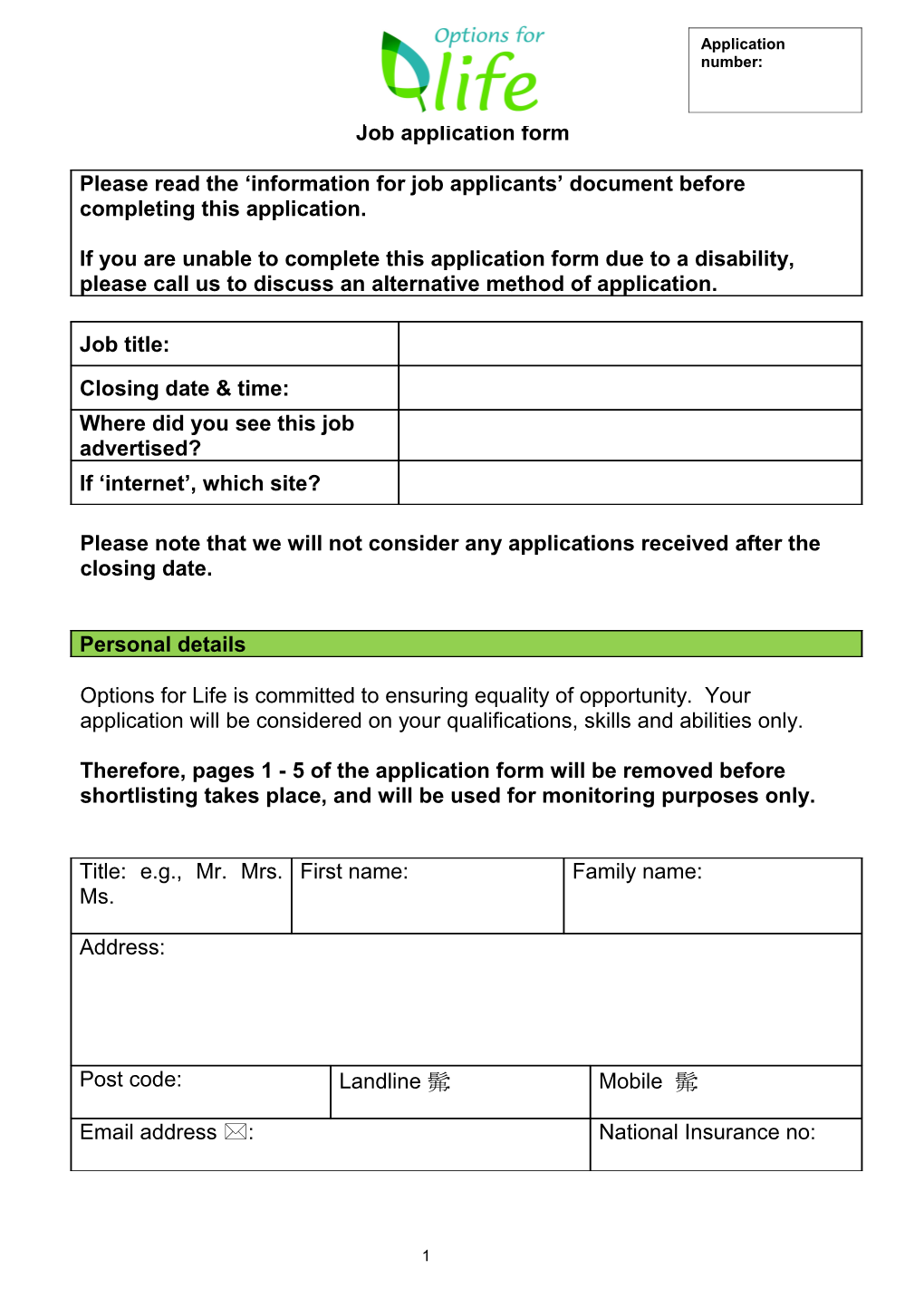 Application for Employment s20