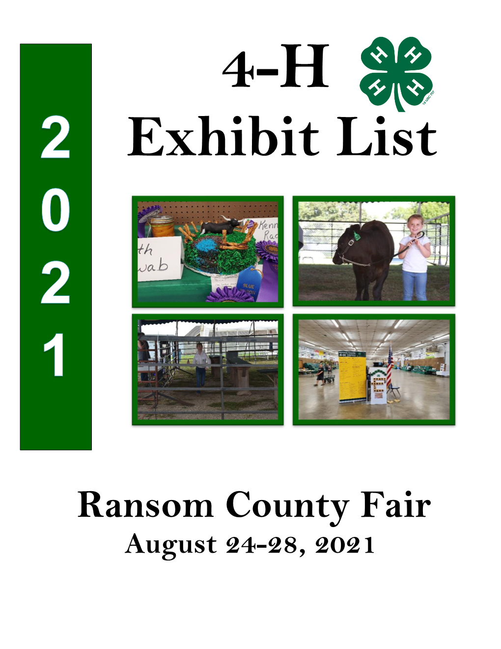 Ransom County Fair August 24-28, 2021