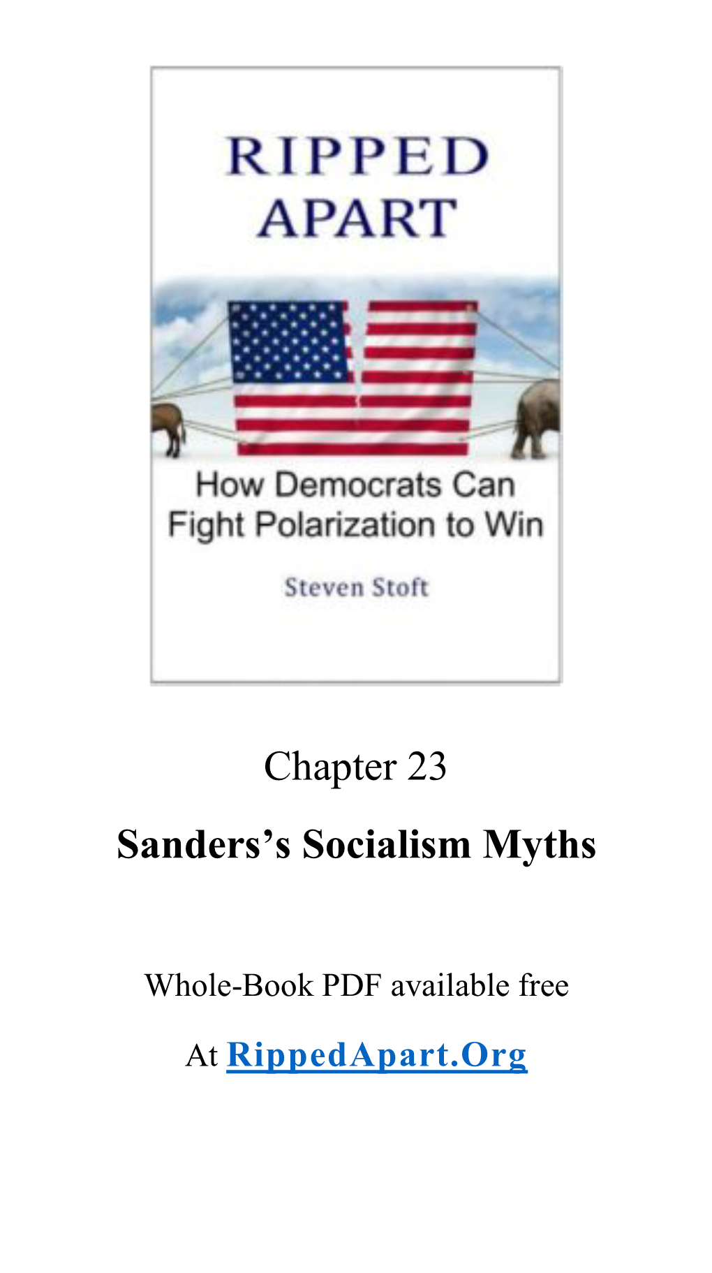 Chapter 23 Sanders's Socialism Myths