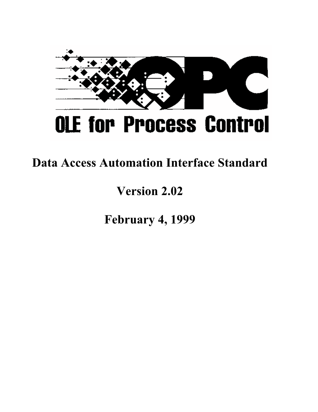 OPC Data Access Automation Specification2.02