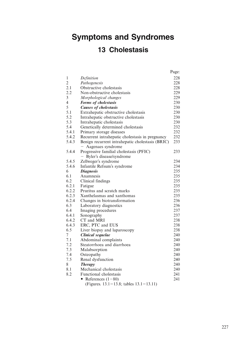 Symptoms and Syndromes 13 Cholestasis