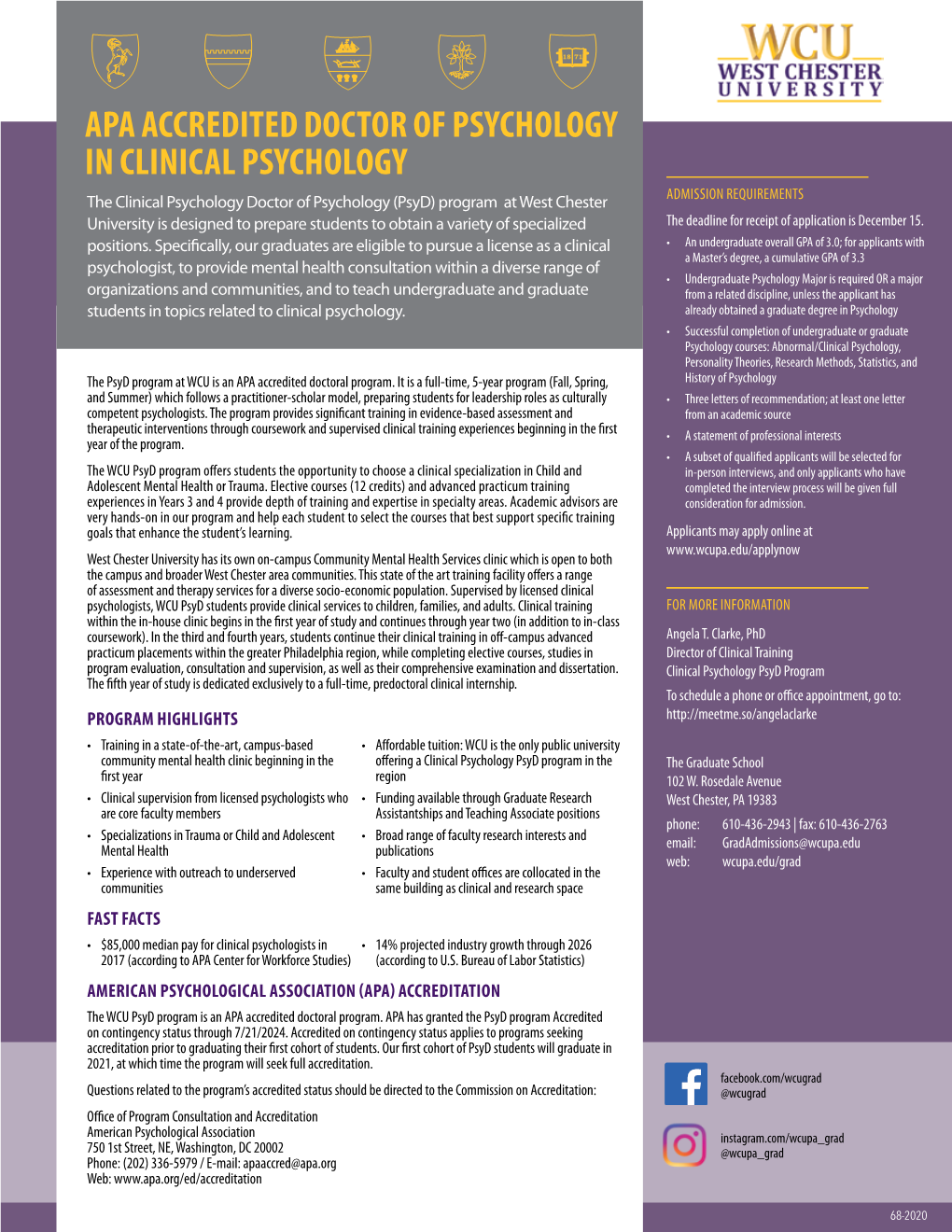 Apa Accredited Doctor of Psychology in Clinical