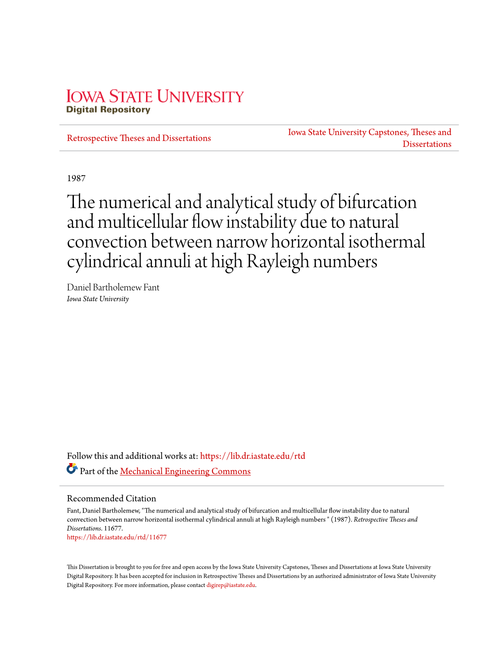 The Numerical and Analytical Study of Bifurcation and Multicellular Flow