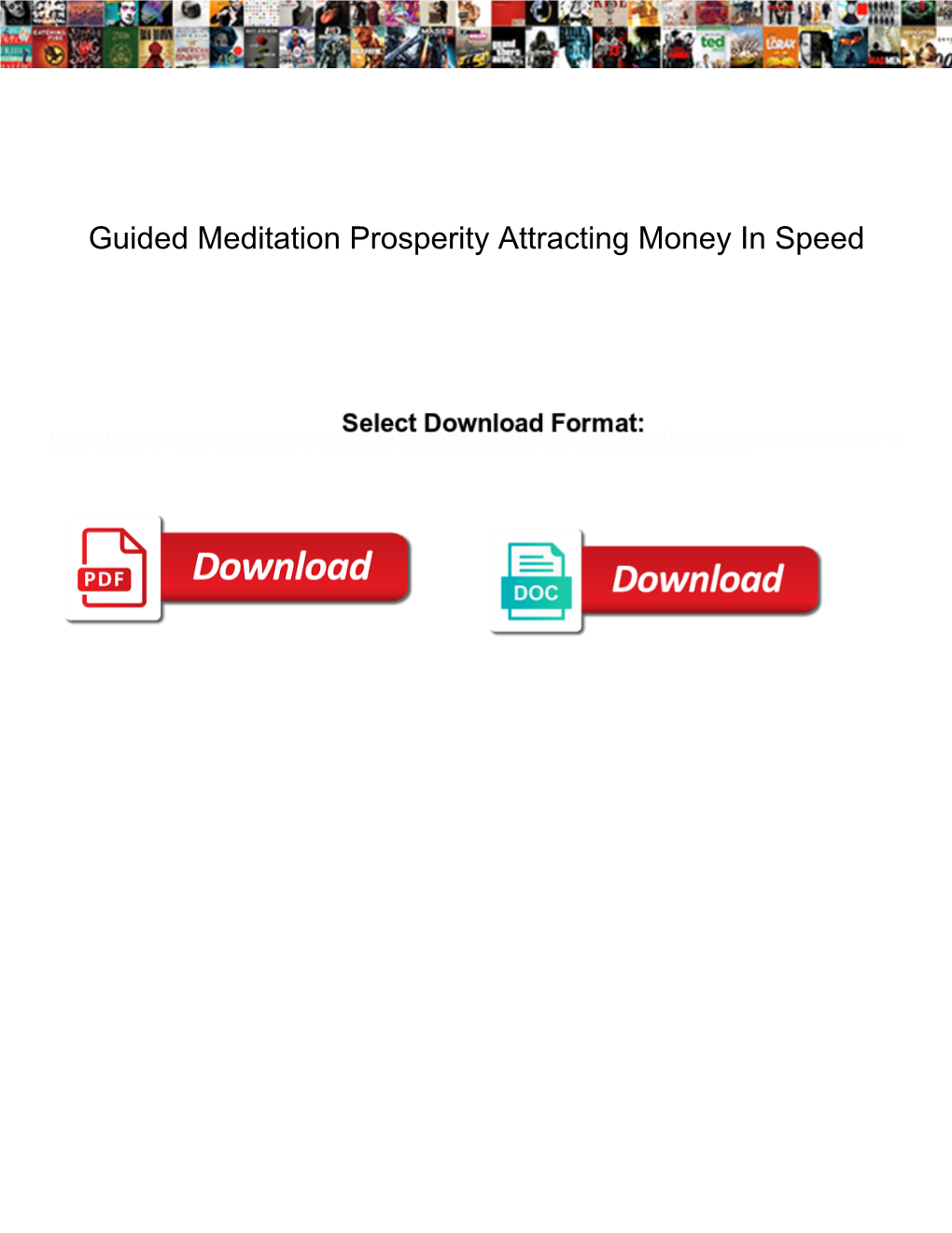 Guided Meditation Prosperity Attracting Money in Speed