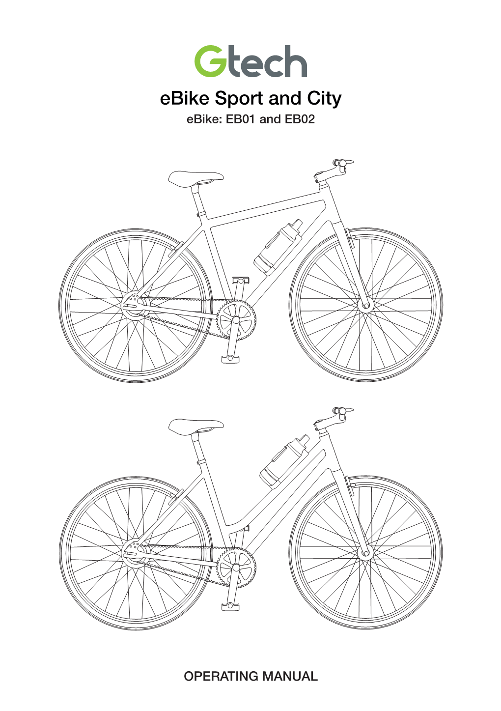 Ebike Sport and City Ebike: EB01 and EB02