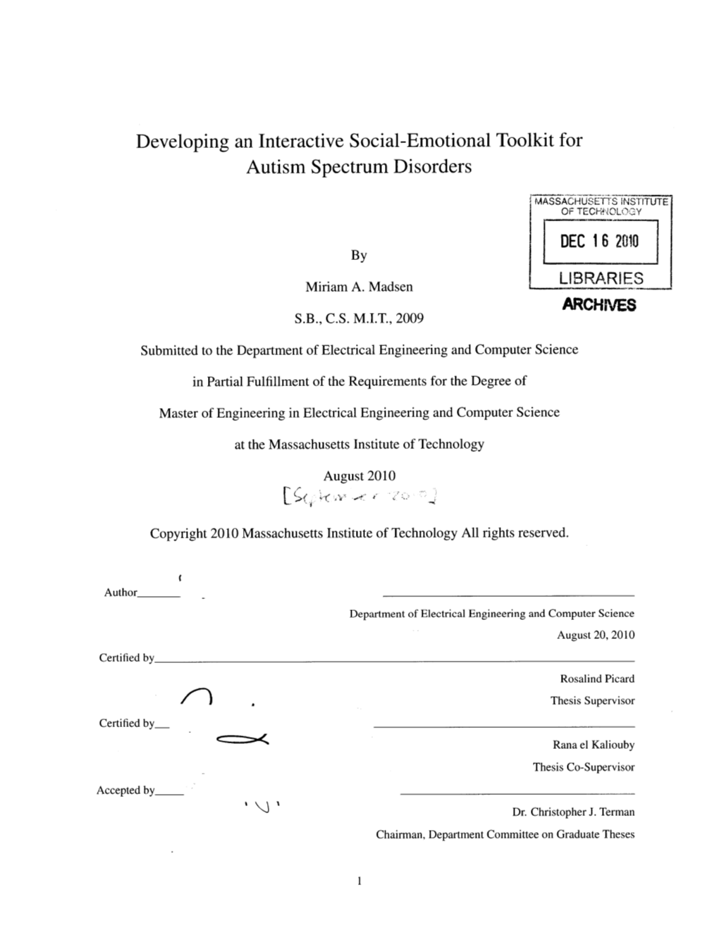 Developing an Interactive Social-Emotional Toolkit for Autism Spectrum Disorders