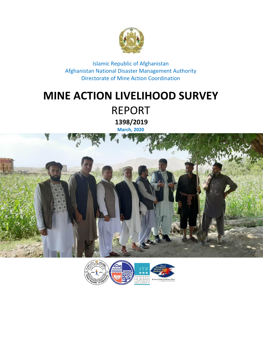 MINE ACTION LIVELIHOOD SURVEY REPORT 1398/2019 March, 2020