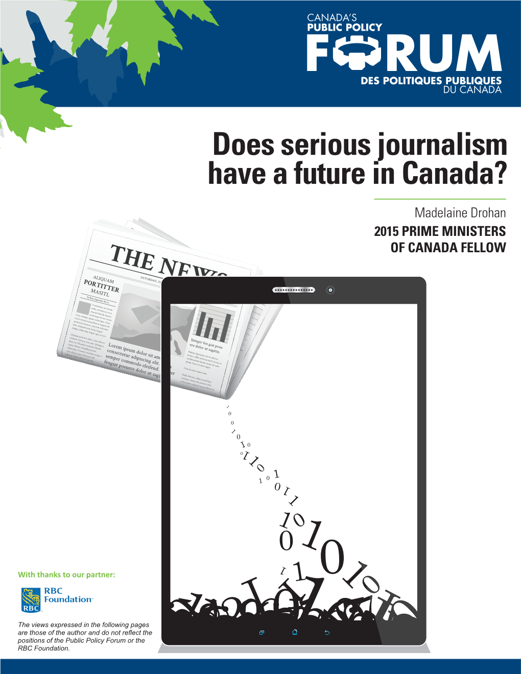 Does Serious Journalism Have a Future in Canada?