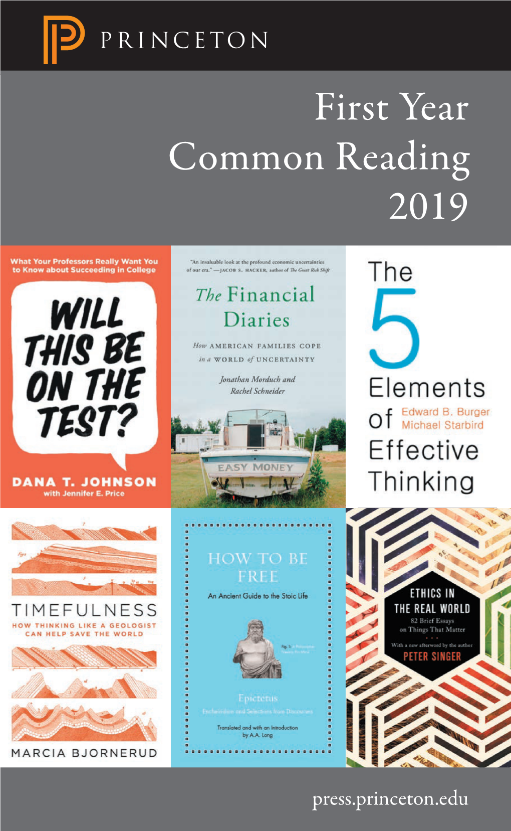 First Year Common Reading 2019