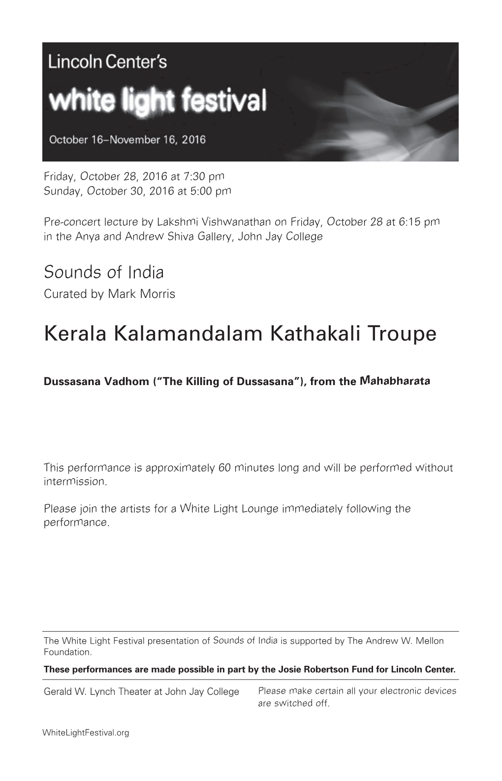 Kerala Kalamandalam Kathakali Troupe