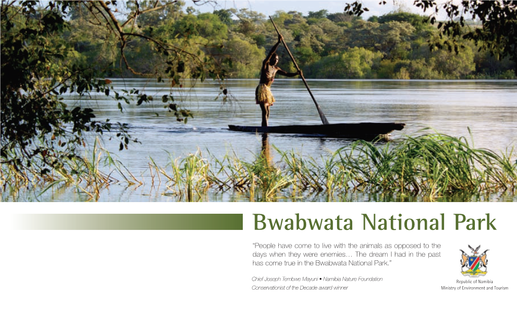 Bwabwata National Park Brochure