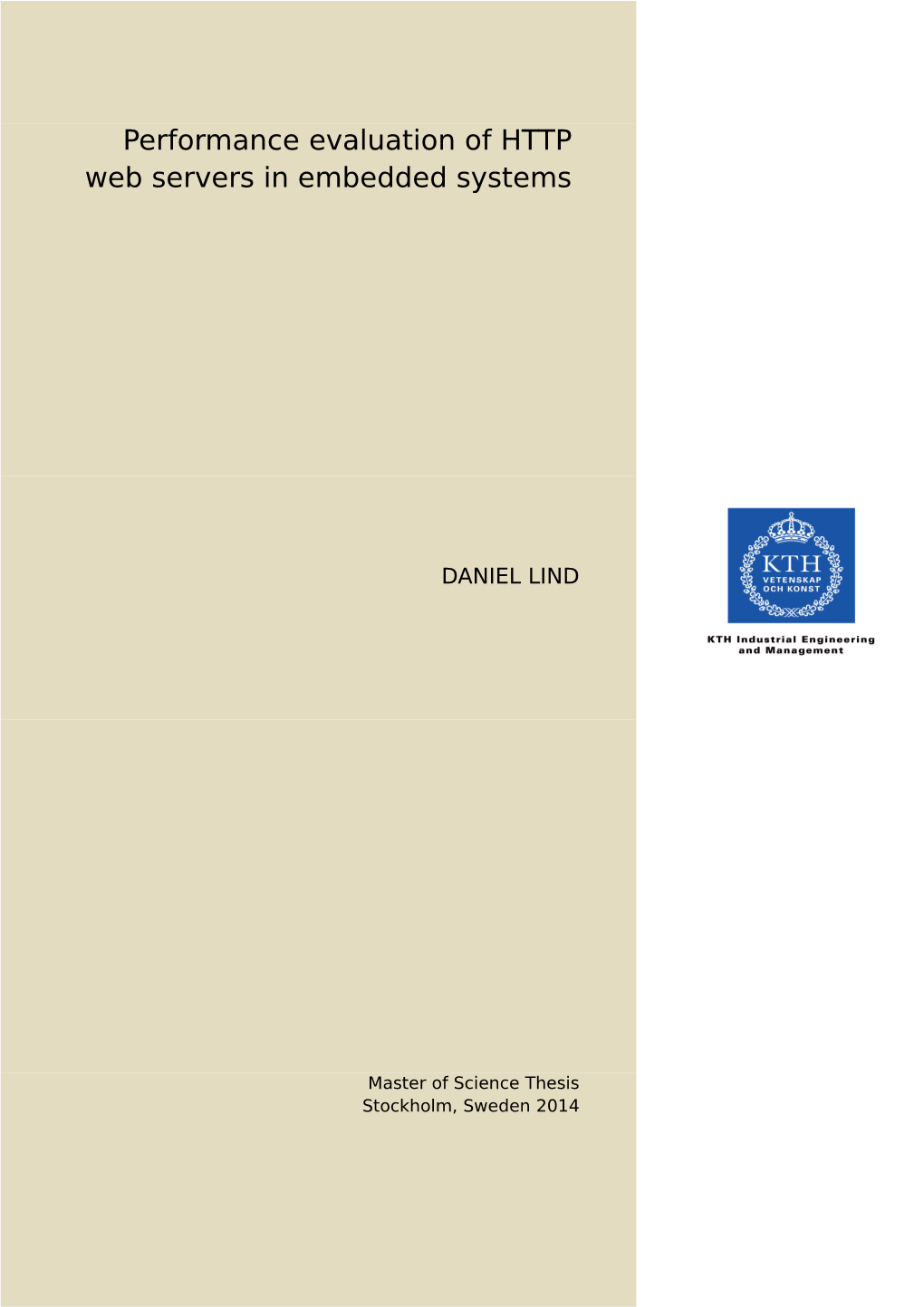 Performance Evaluation of HTTP Web Servers in Embedded Systems