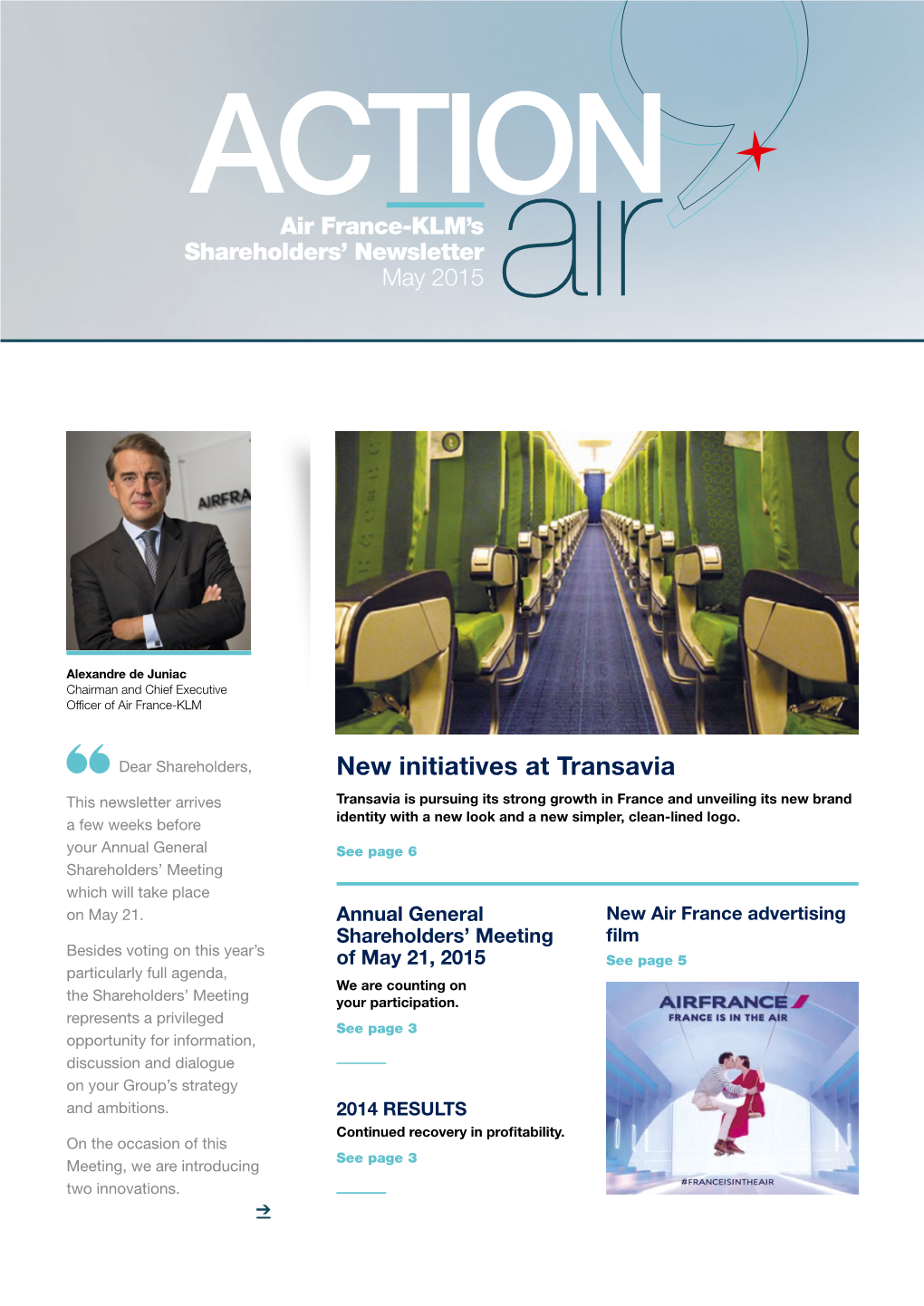 New Initiatives at Transavia