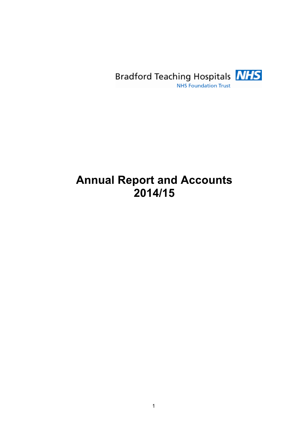 Annual Report and Accounts 2014-15