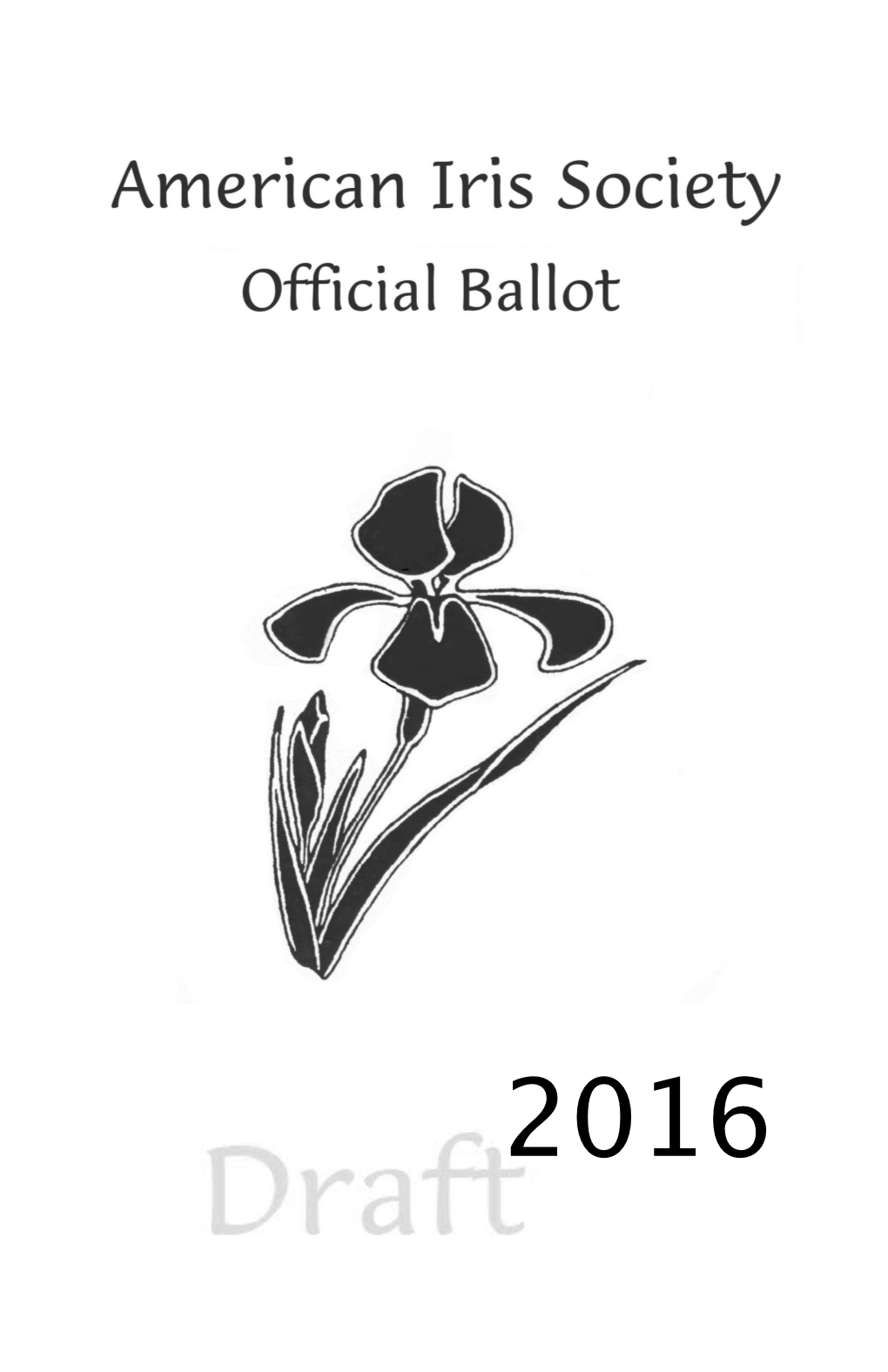 AIS2016-Ballot Draft2.Pdf