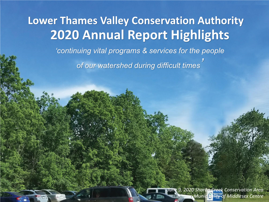 2020 LTVCA Annual Report Presentation