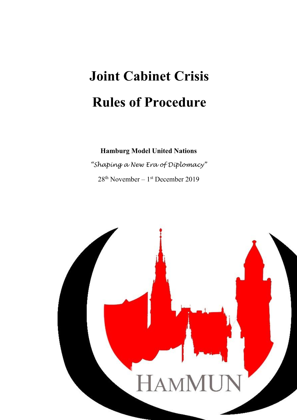 Joint Cabinet Crisis Rules of Procedure