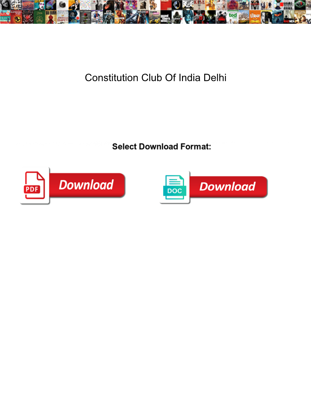 Constitution Club of India Delhi