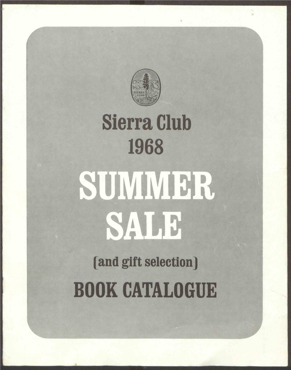 Sierraclub BOOK CATALOGUE