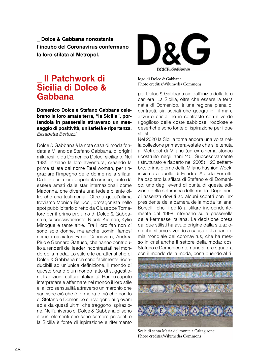 Il Patchwork Di Sicilia Di Dolce & Gabbana