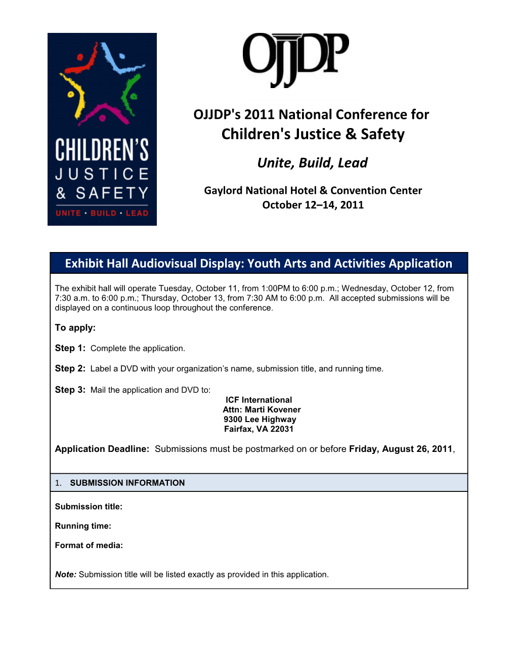 OJJDP's 2011 National Conference For