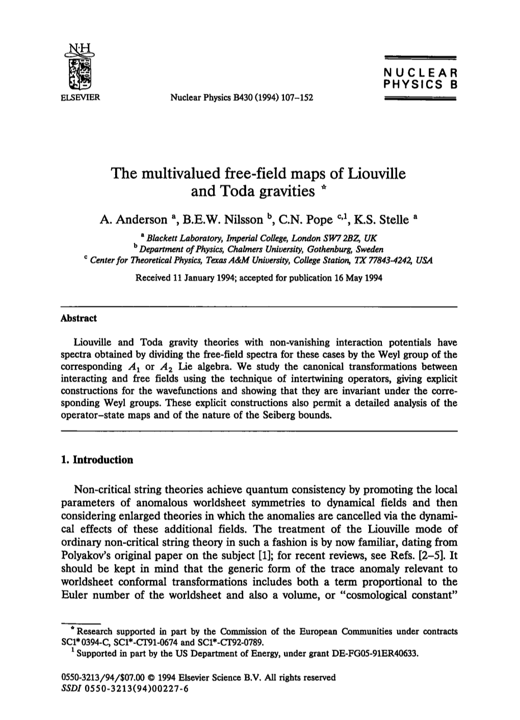 The Multivalued Free-Field Maps of Liouville and Toda Gravities *