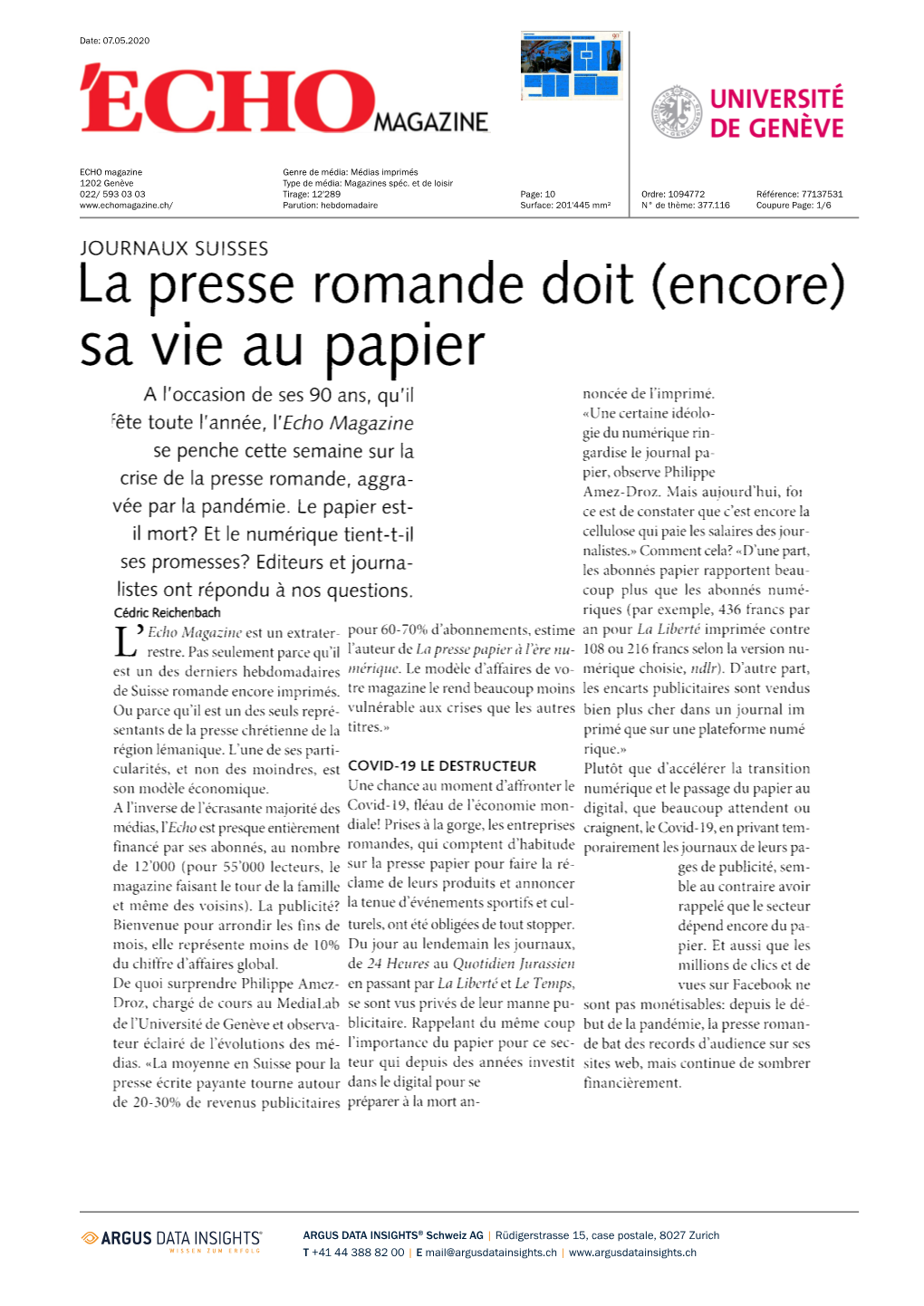 La Presse Romande Doit (Encore) Sa Vie Au Papier