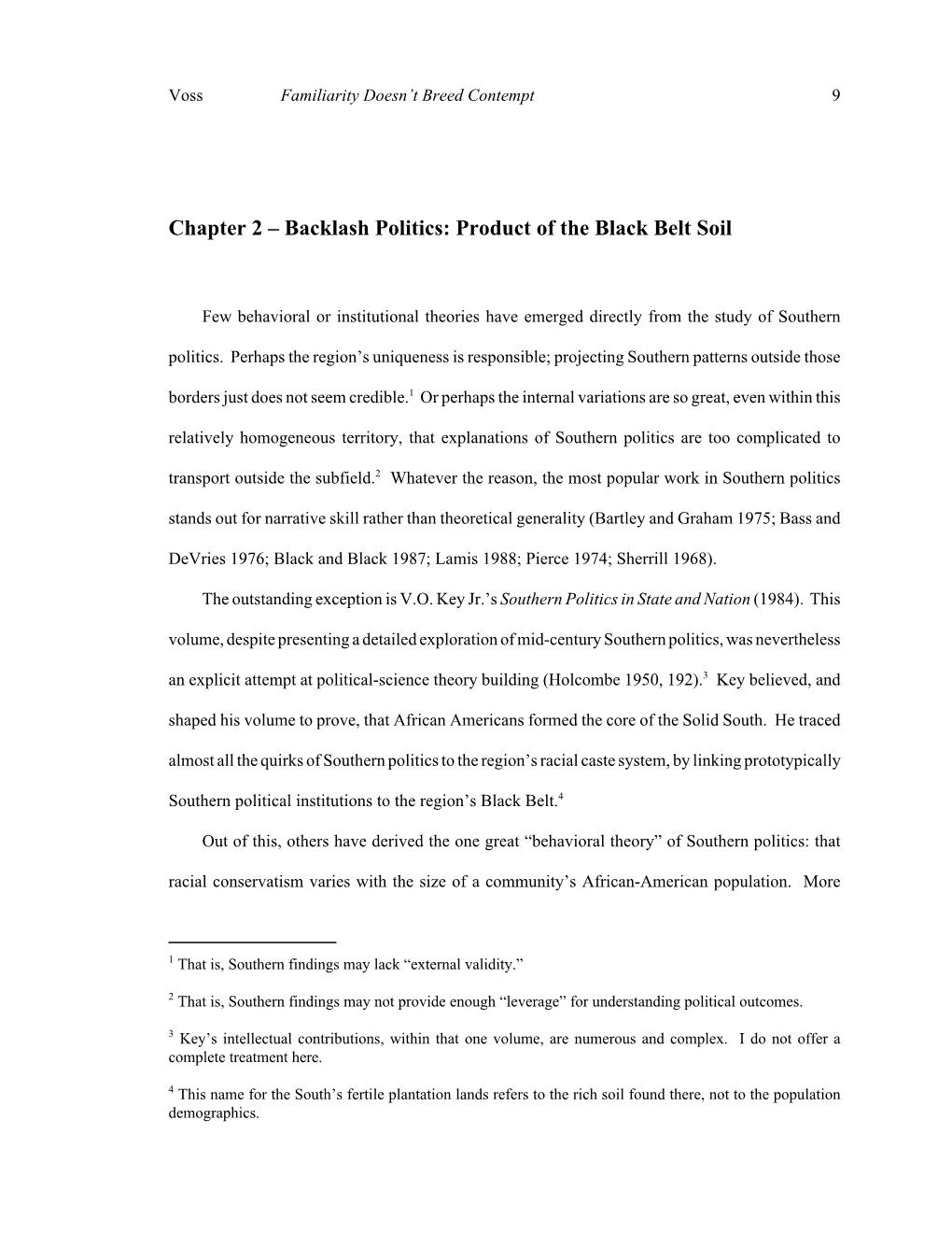 Chapter 2 – Backlash Politics: Product of the Black Belt Soil