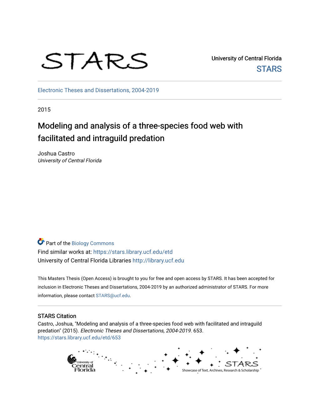 Modeling and Analysis of a Three-Species Food Web with Facilitated and Intraguild Predation