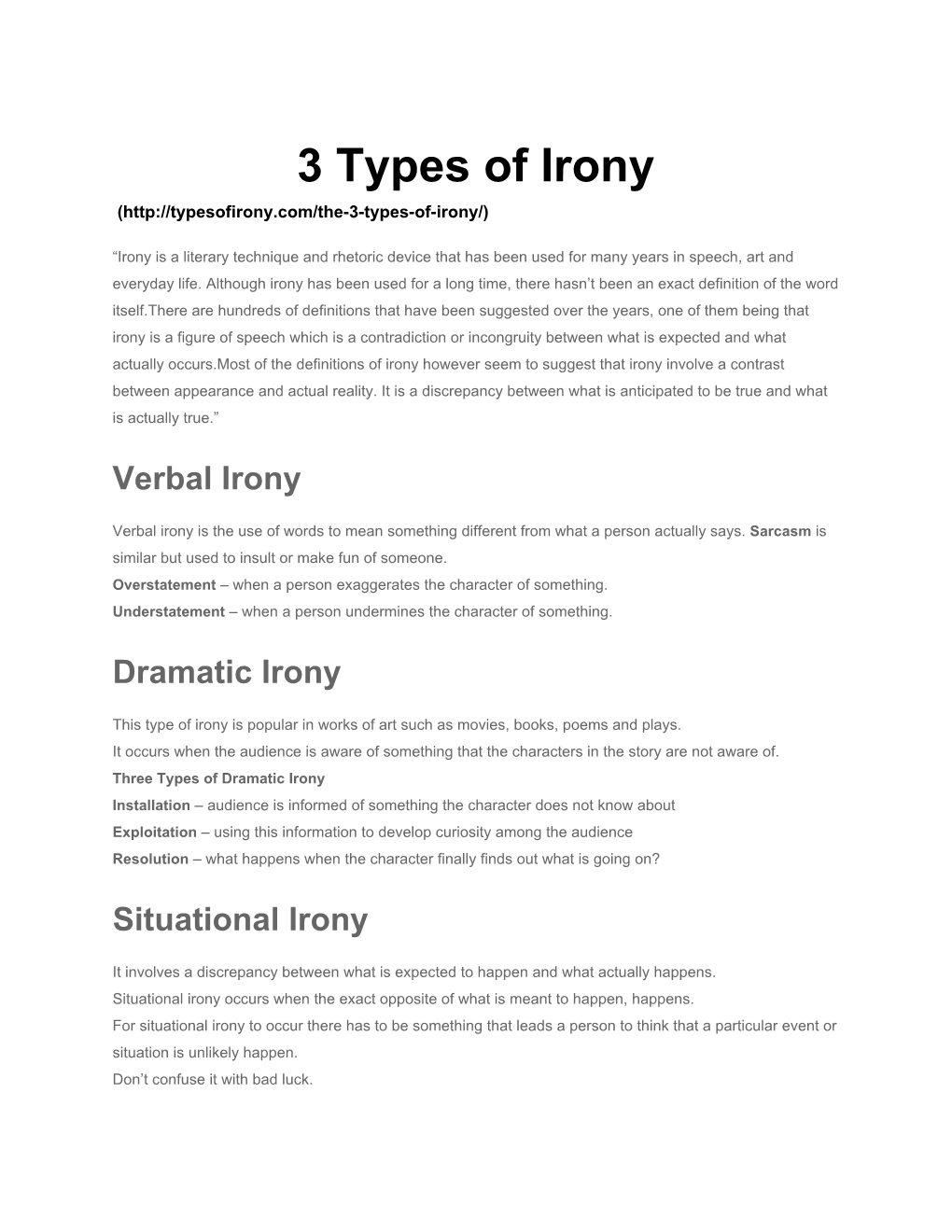 3 Types of Irony (