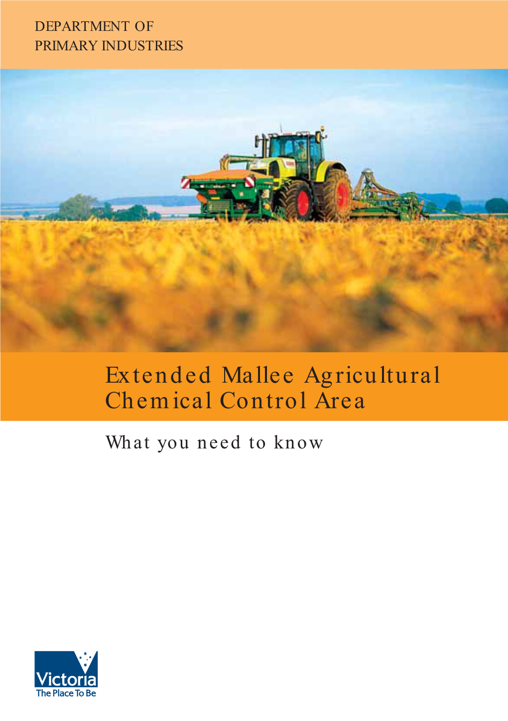 Extended Mallee Agricultural Chemical Control Area