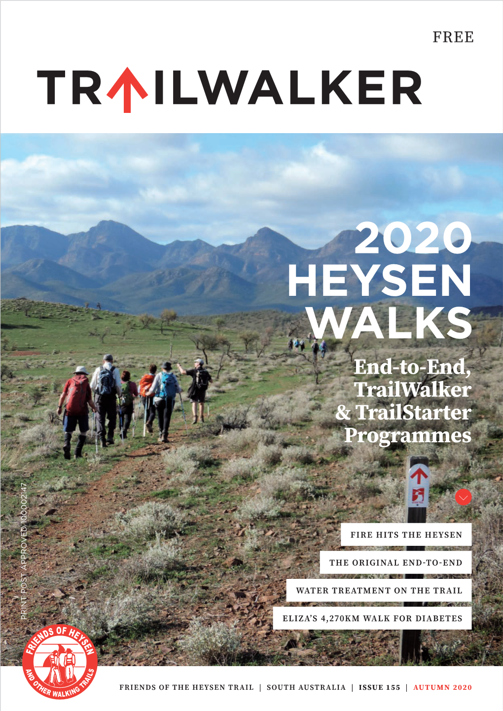 2020 HEYSEN WALKS End-To-End, Trailwalker & Trailstarter Programmes