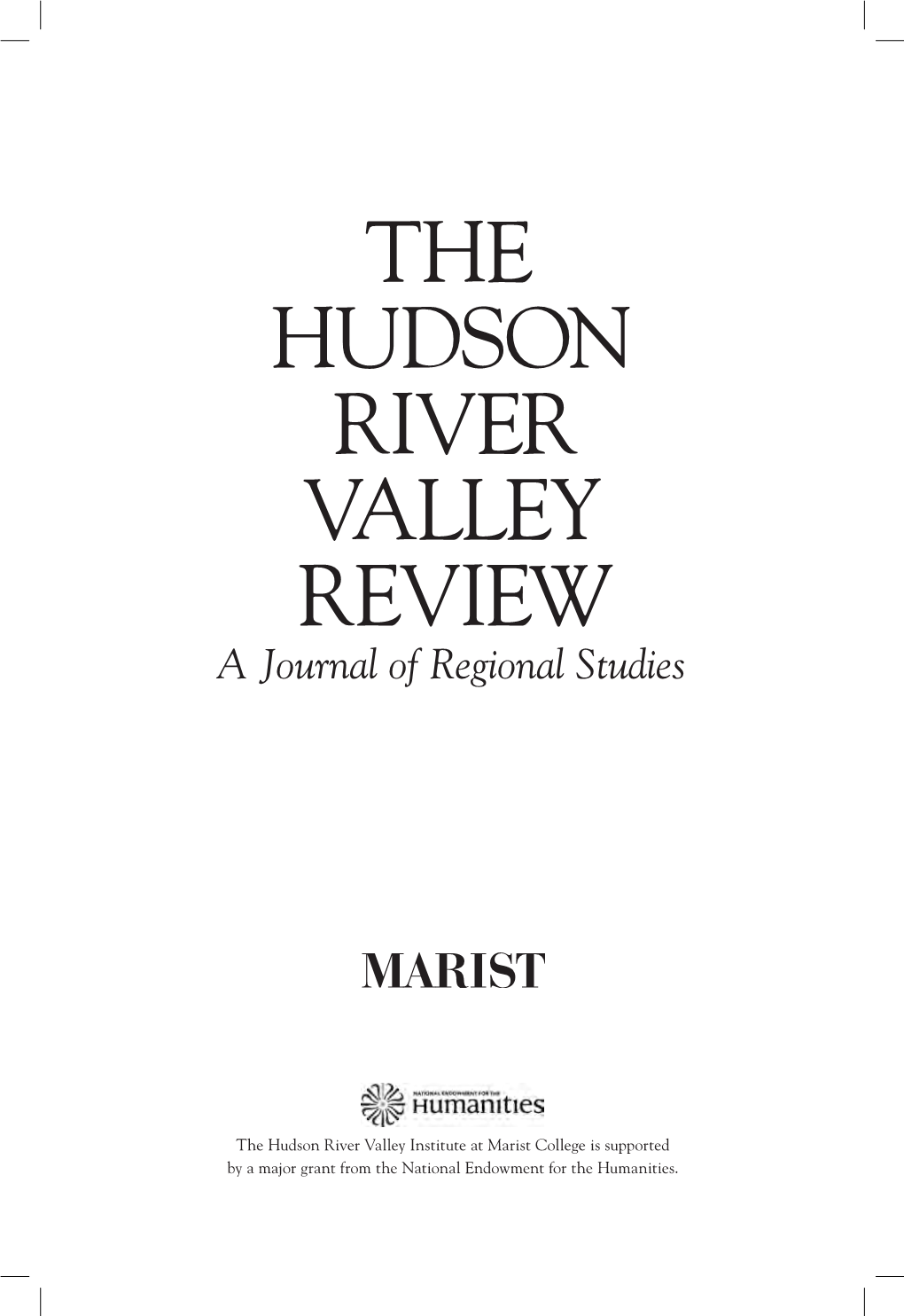 The Hudson River Valley Review