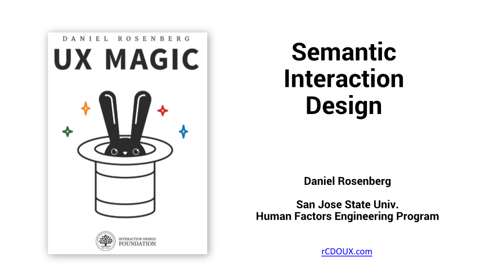 Semantic Interaction Design