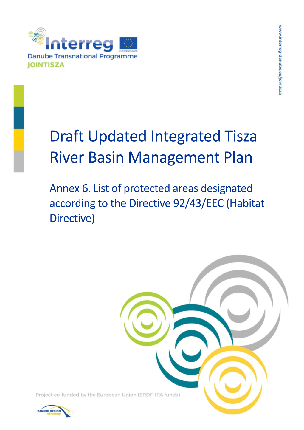 Draft Updated Integrated Tisza River Basin Management Plan