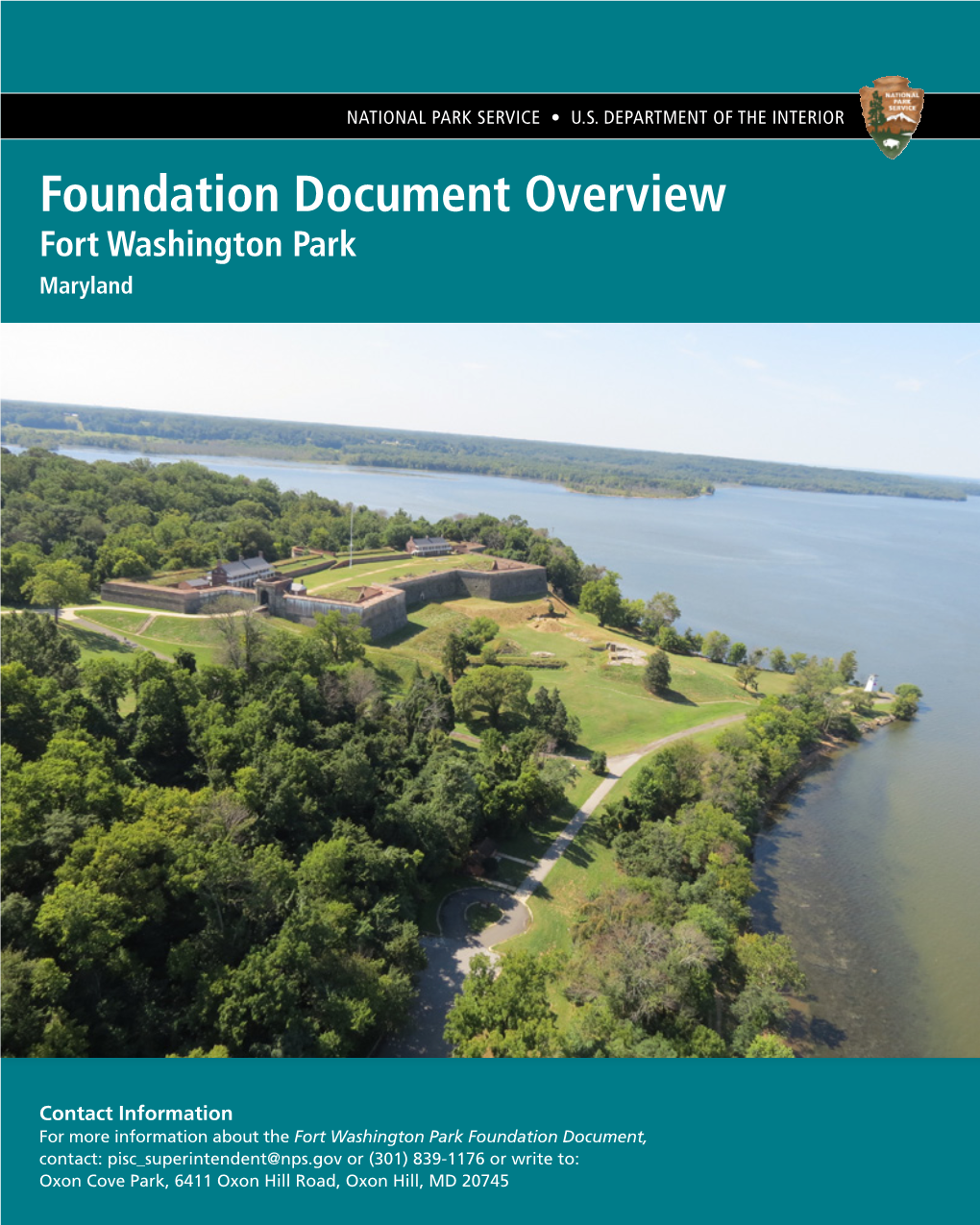 Foundation Document Overview, Fort Washington Park, Maryland