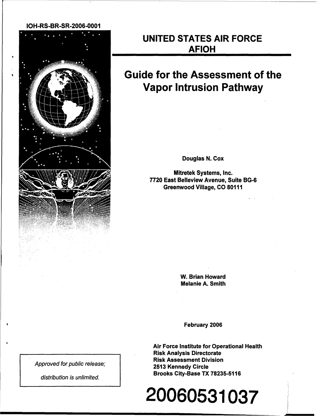 Guide for the Assessment of the Vapor Intrusion Pathway