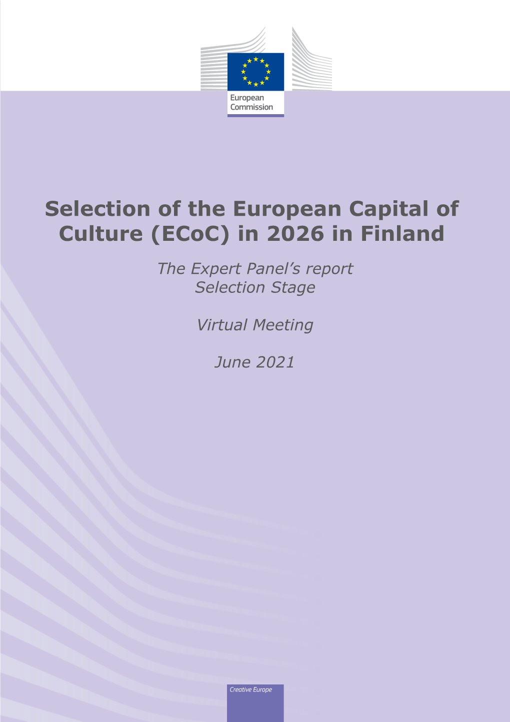 Selection of the European Capital of Culture (Ecoc) in 2026 in Finland