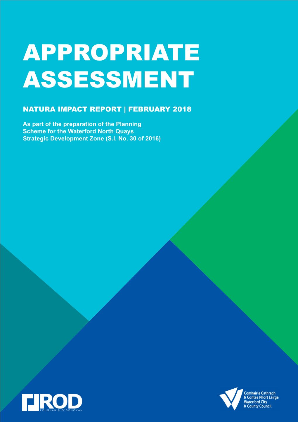 Waterford North Quays Strategic Development Zone (S.I