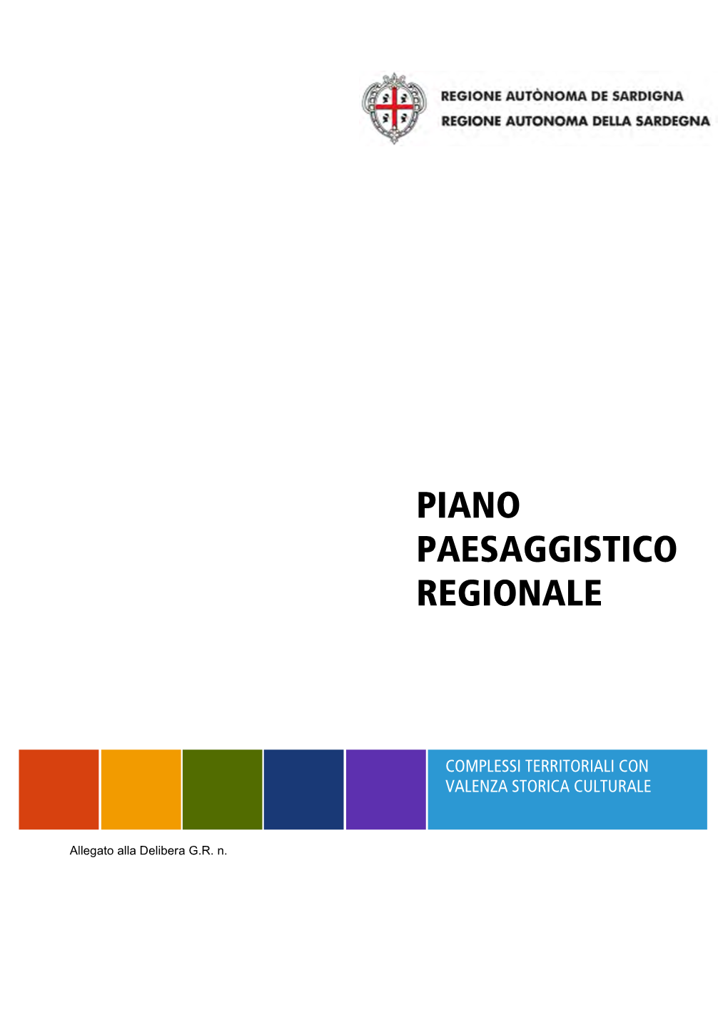 Piano Paesaggistico Regionale