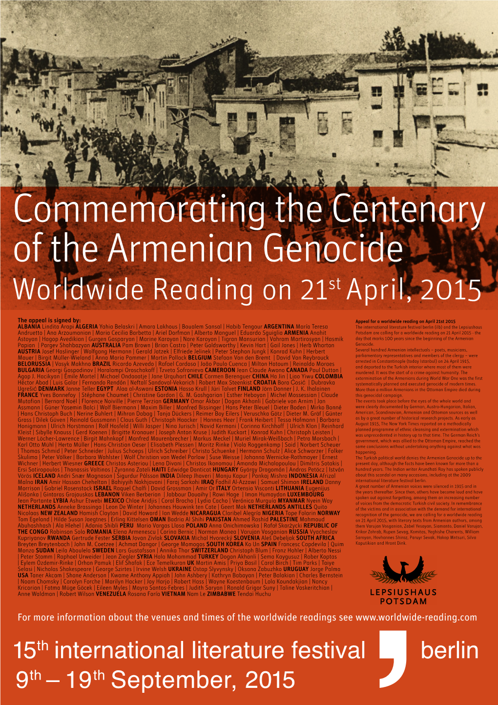 Worldwide Reading on 21St April, 2015