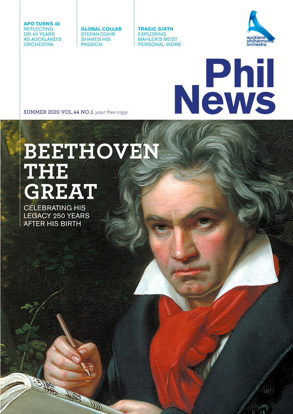 Beethoven the Great Celebrating His Legacy 250 Years After His Birth All About Auckl Nd 40 Years