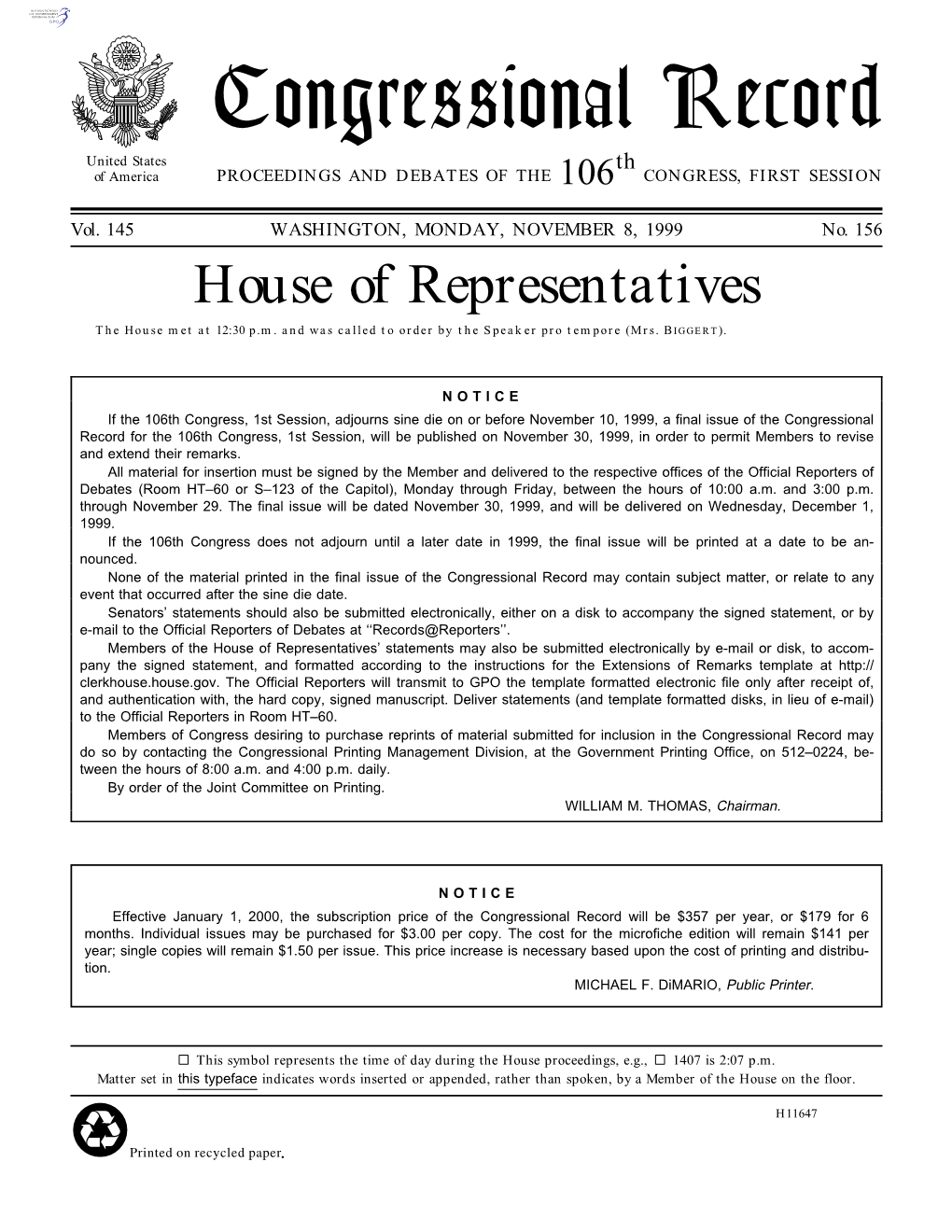 SENATE Amount of Their Time on a Gorgeous Fall Jority Leader, the Minority Leader, Or Afternoon to Talk Indoors About the Fu- a Message from the Senate by Ms