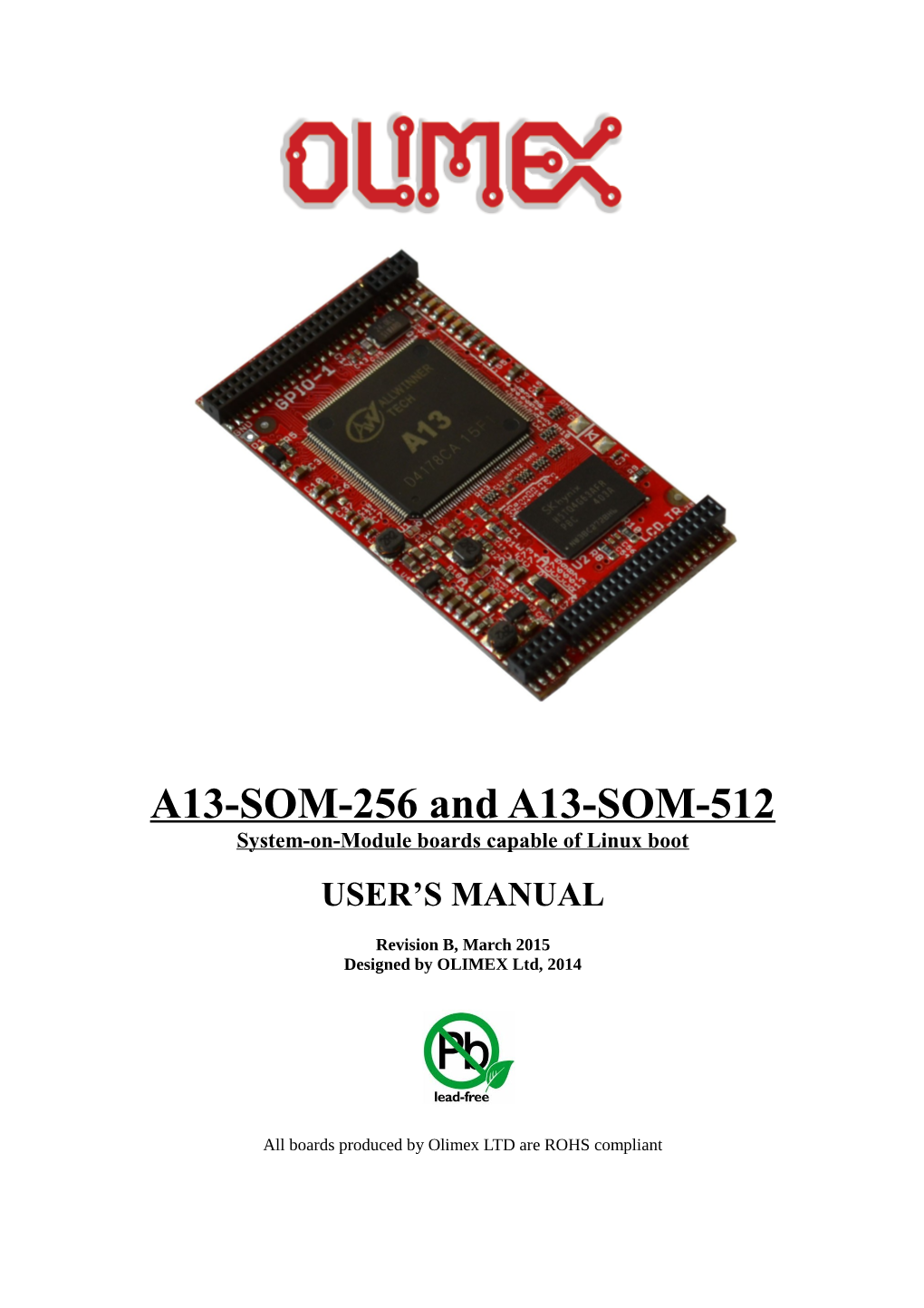 A13-SOM-512 User Manual