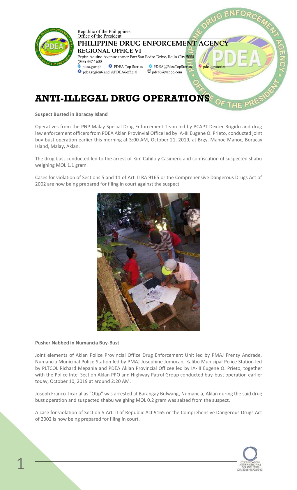 Anti-Illegal Drug Operations