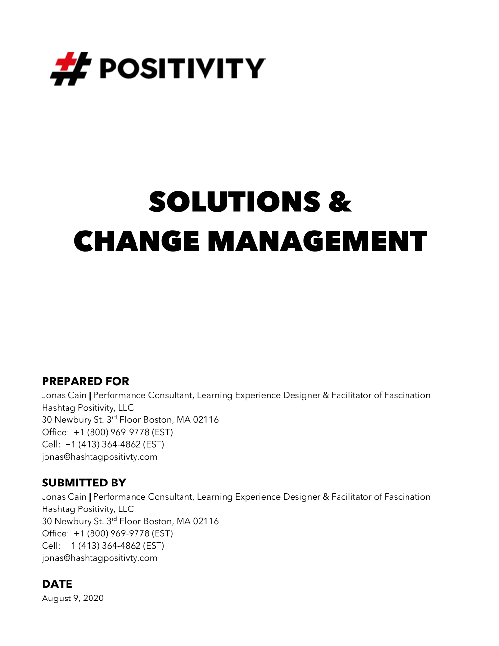 Solutions & Change Management